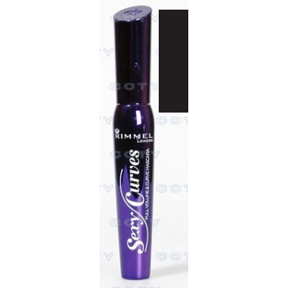 Rimmel London Sexy Curves Wimperntusche schwarz mit dreifach gebogenem Pinsel 8 ml