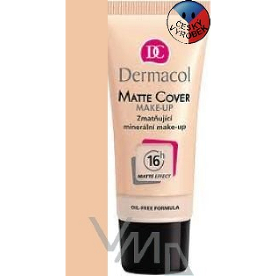 Dermacol Matte Cover Make-up Schatten 1 Confusing Mineral 30 ml