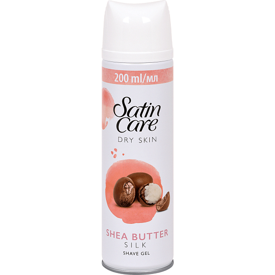 Gillette Satin Care Sheabutter Rasiergel für Frauen 200 ml