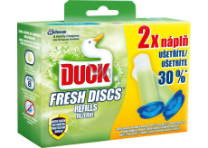 Duck Fresh Discs Limetten-WC-Gel für hygienische Sauberkeit und Frische Ihrer Toilettenfüllung 2x36 ml