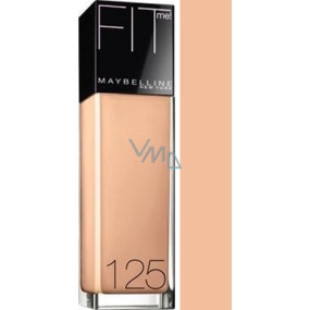 Maybelline Fit Me! Flüssiges Foundantion SPF18 Makeup 125 Nude Beige 30 ml