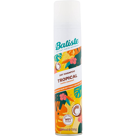 Batiste Tropical Trockenshampoo für Volumen und Glanz 200 ml