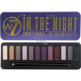 W7 In der Night Eye-Farbpalette mit 12 Lidschatten