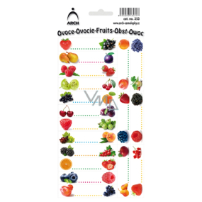 Arch Jar Aufkleber Obst 18 Etiketten