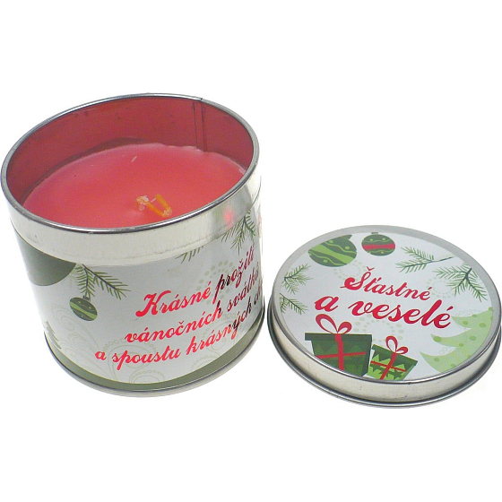 Nekupto Jasmine Geschenk Duftkerze Glücklich und fröhlich 18 g