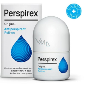 Perspirex Original geruchlose Kugel Antitranspirant Roll-On Unisex 3-5 Tage Wirkung 20 ml