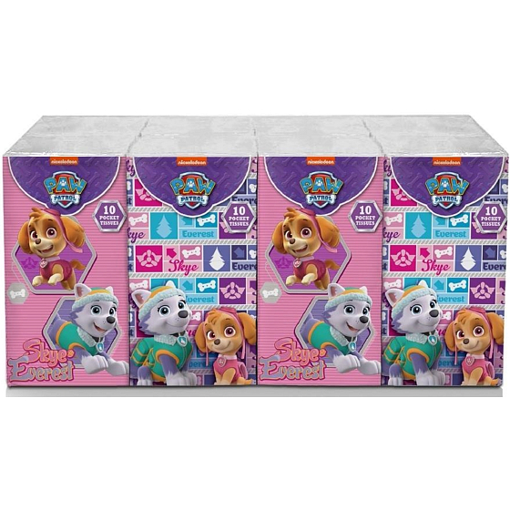 Paw Patrol Paw Patrol Skye Everest Papiertaschentücher 3-lagig 8 x 10 Stück