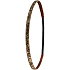 Ivybands Anti-Rutsch-Haarband braun mit Glitzer, Unisex, 1 cm