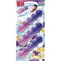 Dr. Devil WC Bicolor 5ball sunset blossom hängender WC Block, 3× 35 g