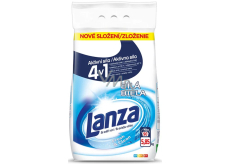 Lanza Fresh & Clean Weiß Waschpulver für weiße Wäsche 90 Waschladungen 6,3 kg