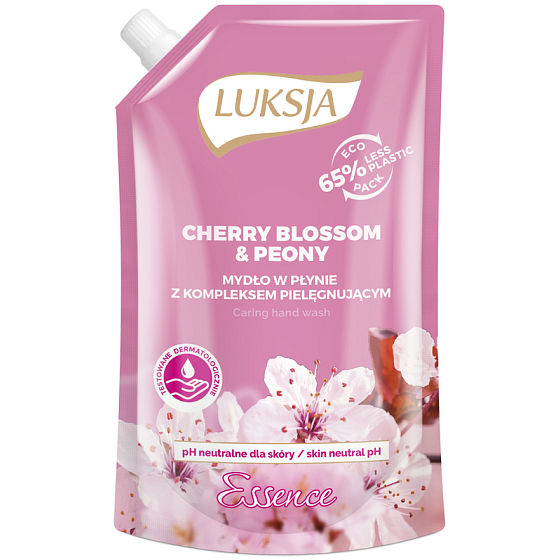 Luksja Essence Kirschblüte & Pfingstrose Flüssigseife 400 ml nachfüllen