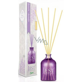 Cimen Jest Lavendel Aromadiffusor mit natürlichen Rattanstiften zur allmählichen Freisetzung von 100 ml Duft