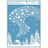 Fensterfolie ohne Kleber Flockenschwarm 42 x 30 cm Cottage