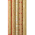 Zöwie Geschenkpapier 70 x 150 cm Weihnachten Luxus Luxus mit geprägten Kupferbäumen mit Stern, Sternen