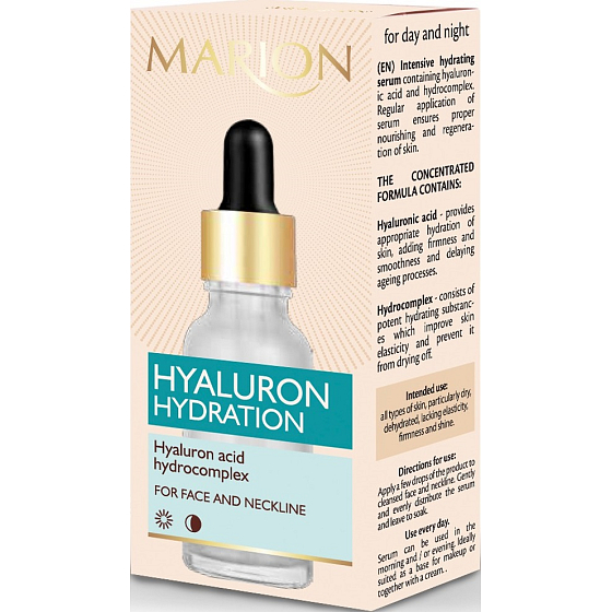 Marion Hyaluron Hydration Serum Befeuchtendes Hautserum mit 20 ml Hyaluronsäure