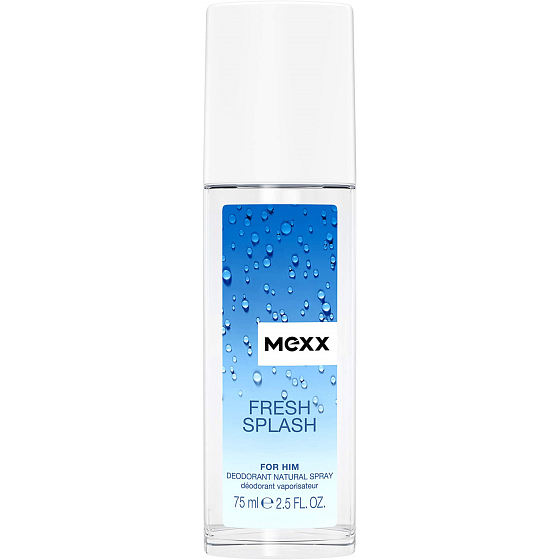 Mexx Fresh Splash for Him parfümiertes Deodorantglas für Männer 75 ml