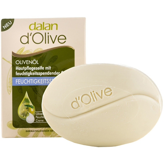 Dalan d Olive feuchtigkeitsspendende Toilettenseife mit Olivenöl 100 g