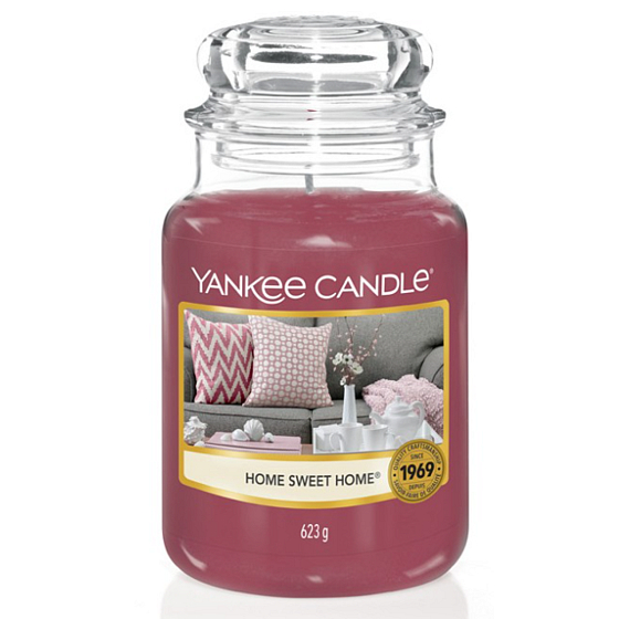 Yankee Candle Home Sweet Home - Oh süße Home Duftkerze Klassisches großes Glas 625 g Weihnachten 2020