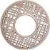 Yankee Candle Claridge Gold Lochmetall Fancy Metal Ring für mittelgroße und große Duftkerzen Classic 8,5 x 3 cm