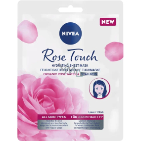 Nivea Rose Touch Textile Gesichtsmaske 1 Stück