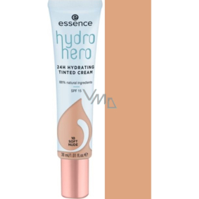 Essence Hydro Hero 24h SFP15 Getönte Creme 10 Soft Nude 30 ml