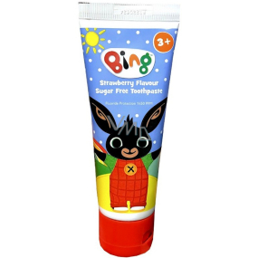 Bing Zahnpasta mit Erdbeergeschmack für Kinder 75 ml Bing Zahnpasta mit Erdbeergeschmack für Kinder 75 ml