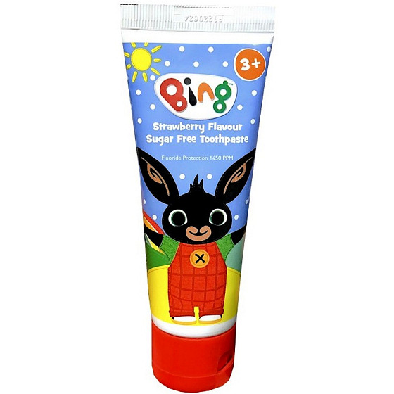 Bing Zahnpasta mit Erdbeergeschmack für Kinder 75 ml