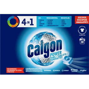 Calgon 4in1 Power Anti-Kalk Waschmaschinen Tabletten 30 Stück 390 g