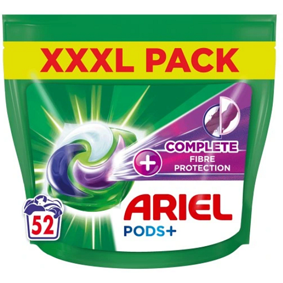 Ariel Pods+ Complete Care Fiber Protection Gelkapseln für Buntwäsche 52 Stück