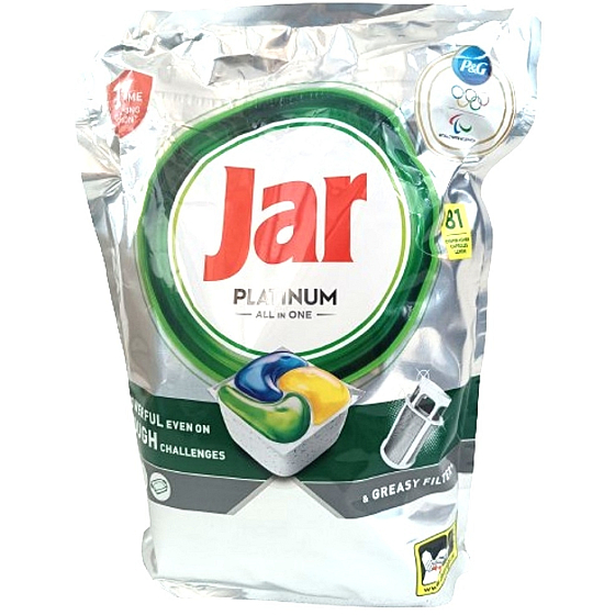 Jar Platinum All in One Yellow Geschirrspülerkapseln 81 Stück