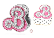 Charme Sterling Silber 925 Barbie, Perle auf Armband Film