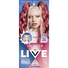 Schwarzkopf LIVE Haarfarbe Ultra Brights Rauchrosa 025 Schwarzkopf LIVE Haarfarbe Ultra Brights Rauchrosa 025