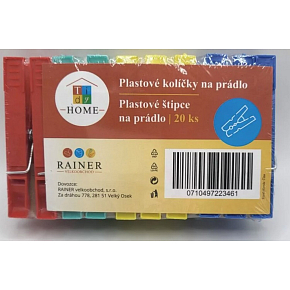 Tidy Home Kunststoff-Wäscheklammern 20 Stück