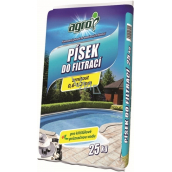Agro křemenný písek pro pískové filtrace, 0,6 až 1,2 mm, 25 kg