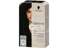 Schwarzkopf Creme Supreme barva na vlasy 1-0 přirozená černá 60 ml