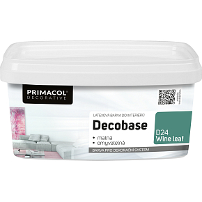 Primacol Decorative Decobase abwaschbare Malerfarbe, D24 Wine Leaf, 1 l