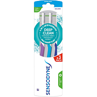 Sensodyne Deep Clean Extra Soft Zahnbürsten Tripack, 3 Stück