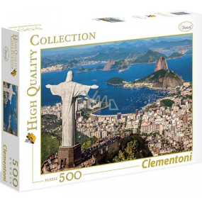 Clementoni Puzzle Rio de Janeiro 500 Teile, empfohlen ab 8 Jahren