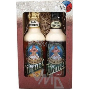 Bohemia Gifts Pivrnec Bier helles Bad 500 ml + dunkler Schaum 500 ml