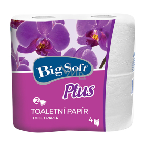 Big Soft Plus parfümiertes Toilettenpapier 2-lagig, 4 x 160 Stück