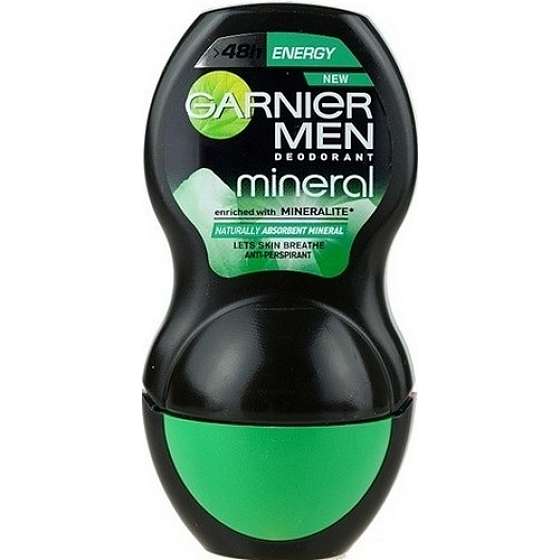 Garnier Men Mineral Energy Roll-On Ball Deodorant für Männer 50 ml