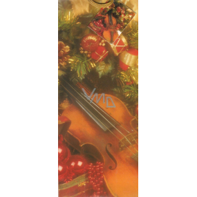 Alvarak Papier Geschenktüte für Flasche 36 x 13 x 9 cm Geige 1 Stück