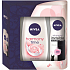 Nivea Visible Rose Antitranspirant Spray 150 ml + Harmony Time Duschgel 250 ml für Frauen Kosmetikset
