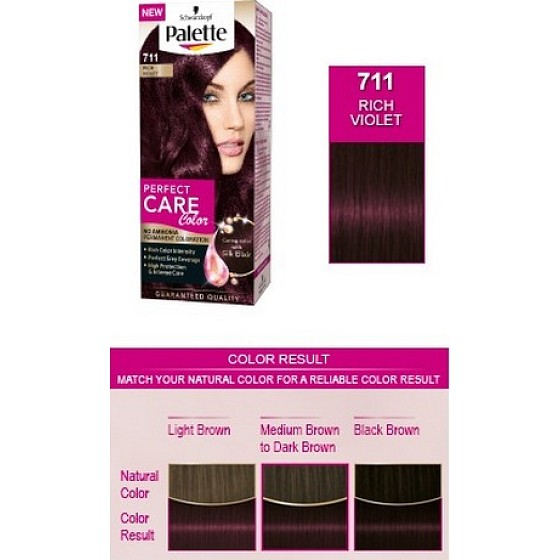 Schwarzkopf Palette Perfect Color Care Haarfarbe 711 Deep Purple