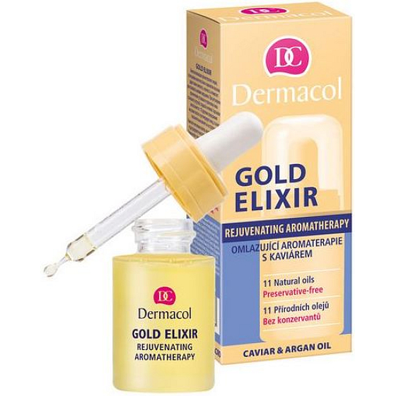 Dermacol Gold Elixir Verjüngende Aromatherapie mit Kaviar 15 ml