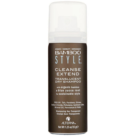 Alterna Bamboo Style Cleanse Extend Dry unsichtbares transparentes Trockenshampoo 40 ml Mini