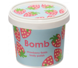 Bomb Cosmetics Strawberry Field - Erdbeerfelder Natürliches Duschpeeling 365 ml