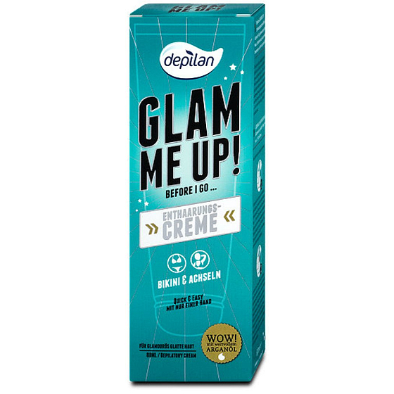 Depilan Glam Me Up! für Bikini und Achsel Enthaarungscreme 80 ml