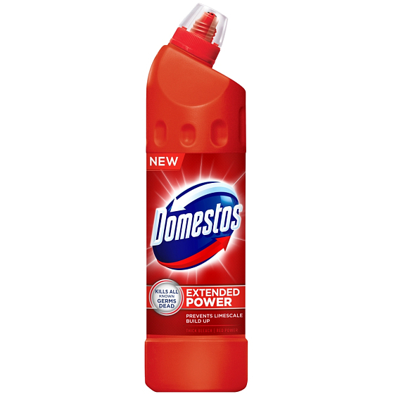 Domestos 24h Red Power flüssiges Desinfektions- und Reinigungsmittel 750 ml