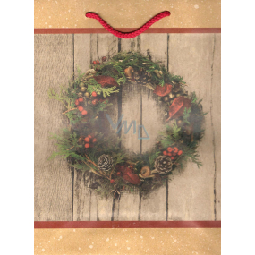 Ditipo Geschenk Kraftbeutel 22 x 10 x 29 cm Kranz 40